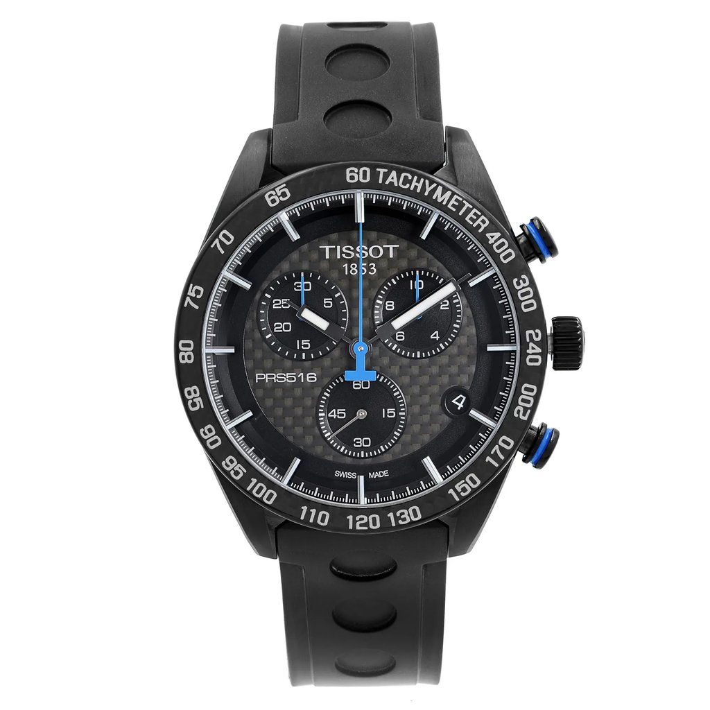 Front Full View Of Tissot T100.417.37.201.00 Stainless Steel Watch New With Defects Condition {Product Condition}