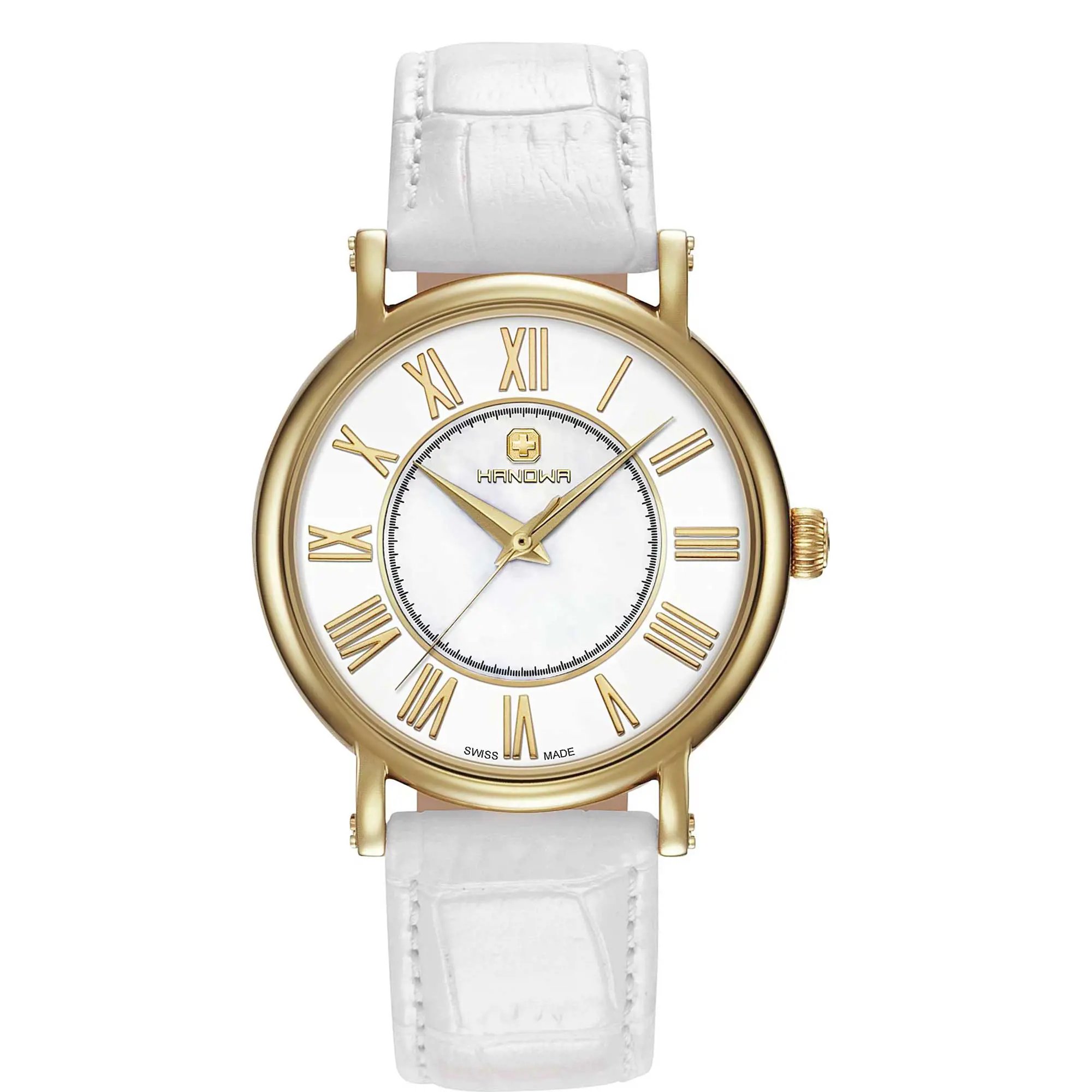 Front Full View Of Hanowa 16-6065.02.001 Stainless Steel Watch Unworn Condition Excellent