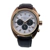 An image of a Wristwatch by Michael Kors. This Pre Owned item is designed for Men, featuring a Casual style. It has a Quartz movement and an Analog display with a White dial color. The indices include 12-Hour Dial,Multi Dial,Non-Numeric Hour Marks. The band is made of Stainless Steel and the case is made of Stainless Steel. The watch has a Round shape with a case size of 47 mm and a case thickness of 14 mm.