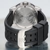 Back View Of Solid Back Case And Closed Rubber Band Of Luminox XS.3165 Watch Pre Owned Condition
