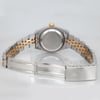 Back View Of Solid Back Case And Open Stainless Steel,Yellow Gold Band Of Rolex 69173 Watch Pre Owned Condition