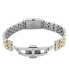 Back View Of {Caseback} Back Case And Open Stainless Steel Band Of RAYMOND WEIL 5971-SPS-00995 Watch Pre Owned Condition