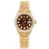Front Full View Of Rolex 6927 Yellow Gold Watch Pre Owned Condition Good