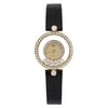 Front Full View Of Chopard 4066 Yellow Gold Watch Pre Owned Condition Good