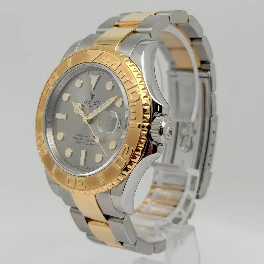 View Of Crown Facing Side Of Rolex 16623 Stainless Steel Watch Pre Owned Condition
