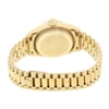 Back View Of {Caseback} Back Case And Closed Gold Band Of Rolex 69178 Watch Pre Owned Condition