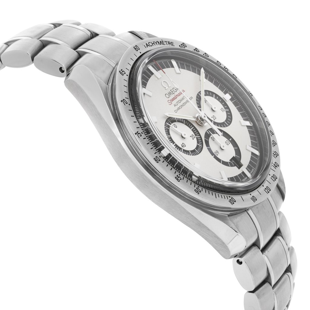 View Of Opposite Crown Facing Side Of OMEGA 3506.31.00 Stainless Steel Watch Pre Owned Condition