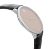 View Of Opposite Crown Facing Side Of Movado 0607343 Stainless Steel Watch Display Model Condition