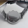 Back View Of Solid Back Case And Open Stainless Steel Band Of Michael Kors MK6575 Watch New With Defects Condition