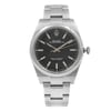Front Full View Of Rolex 114300BKSO Stainless Steel Watch Display Model Condition {Product Condition}