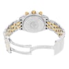 Back View Of {Caseback} Back Case And Open Stainless and Solid Gold Band Of Breitling B13356 Watch Pre Owned Condition