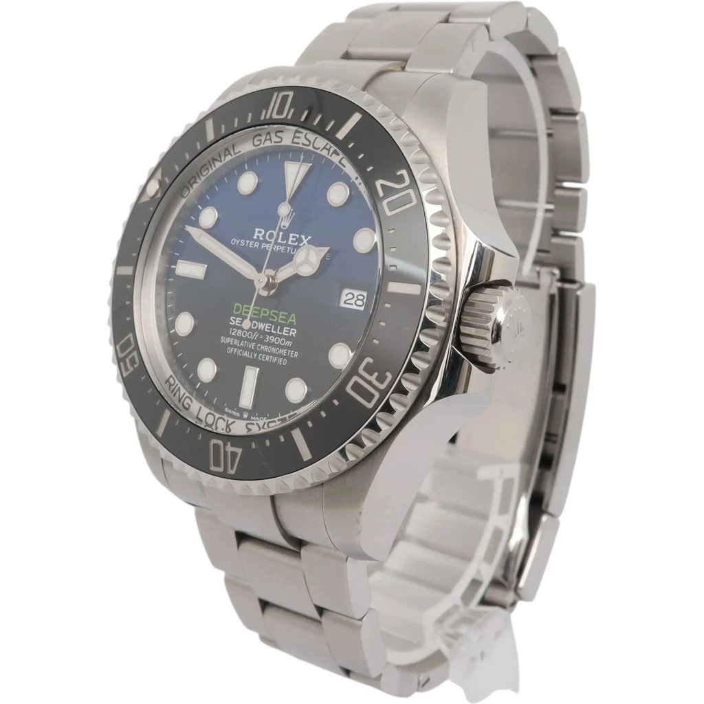 View Of Crown Facing Side Of Rolex 126660 Stainless Steel Watch Pre Owned Condition