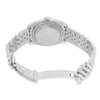 Back View Of {Caseback} Back Case And Open Stainless Steel Band Of Rolex 116200 bksj Watch Pre Owned Condition