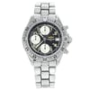 Front Full View Of Breitling A13035.1 Stainless Steel Watch Pre Owned Condition {Product Condition}