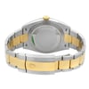 Back View Of {Caseback} Back Case And Closed Stainless Steel Band Of Rolex 126333GYRO Watch Unworn Condition
