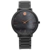Front Full View Of Movado 0607211 Stainless Steel Watch Pre Owned Condition Excellent