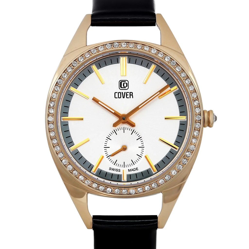 Up Close Front Facing Picture Of Cover  CO177.05 Stainless Steel Watch Unworn Condition