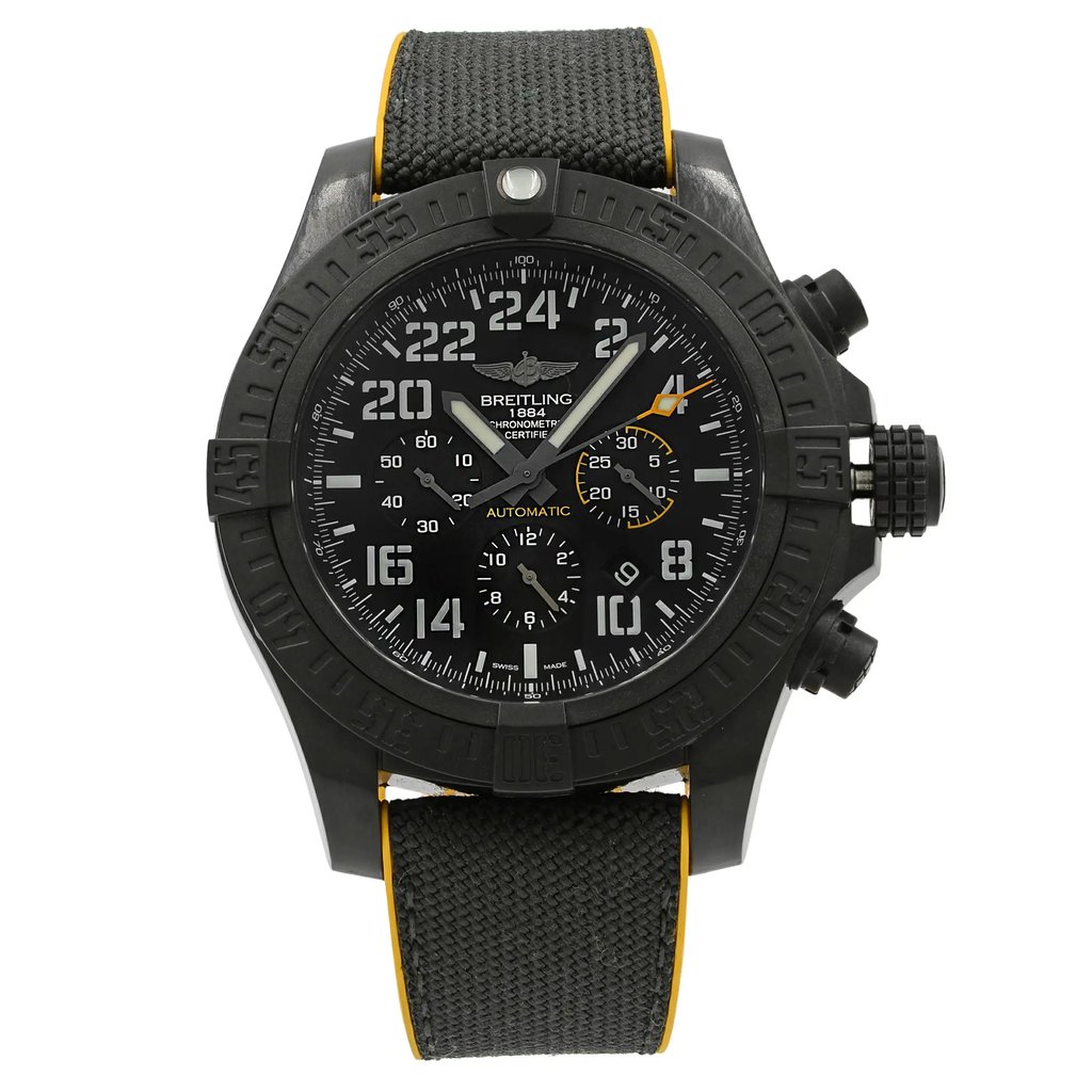 Front Full View Of Breitling XB1210E4/BE89-257S Breitlight,Ultralight Polymer Watch Display Model Condition {Product Condition}