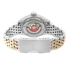 Back View Of Exhibition Back Case And Closed Stainless Steel Band Of Oris 01 594 7680 4334-07 8 14 32 Watch Pre Owned Condition