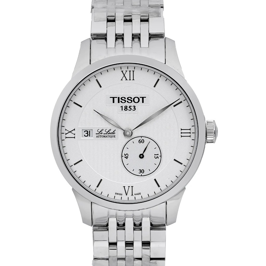 Up Close Front Facing Picture Of Tissot T006.428.11.038.00 Stainless Steel Watch Unworn Condition