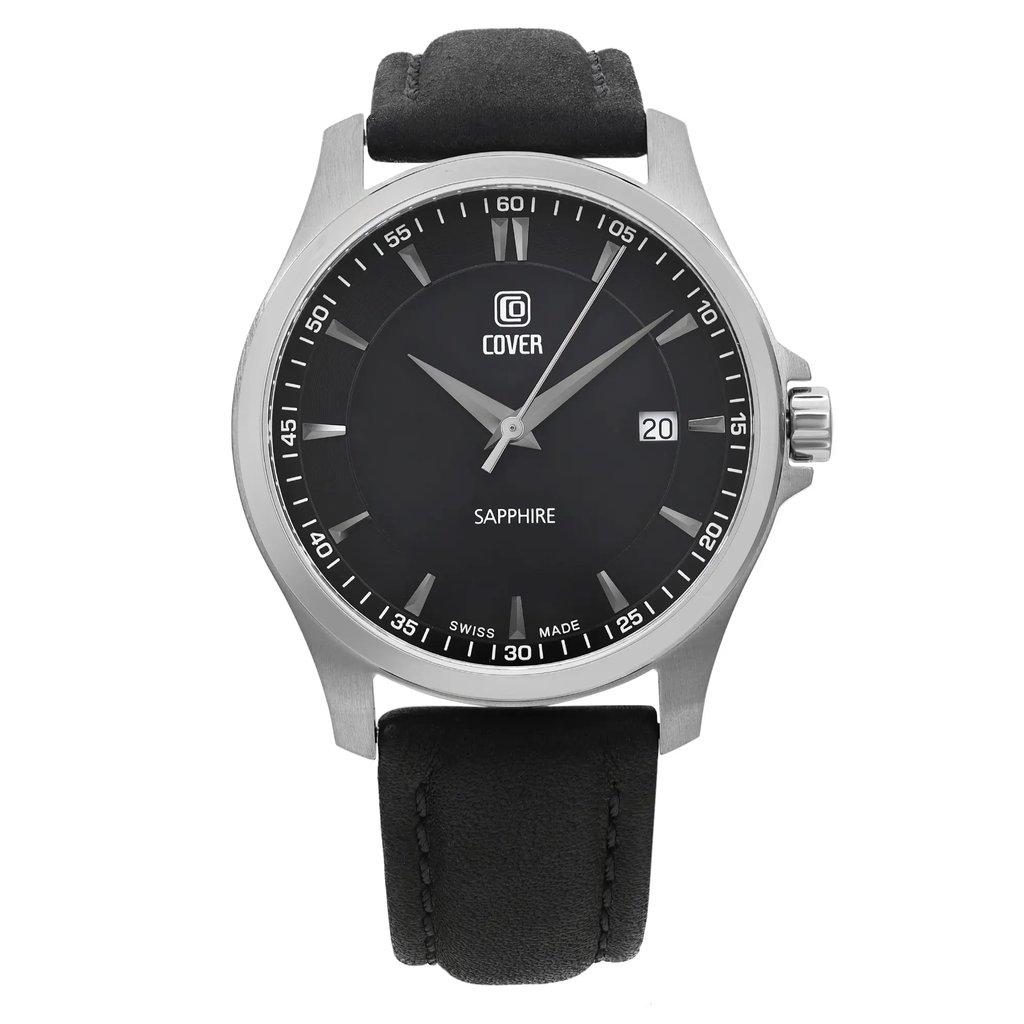 Front Full View Of COVER CO137.05 Stainless Steel Watch Display Model Condition {Product Condition}