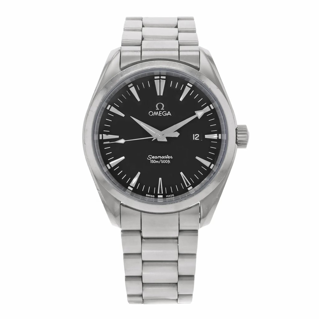 Front Full View Of OMEGA 2517.5 Stainless Steel Watch Pre Owned Condition {Product Condition}