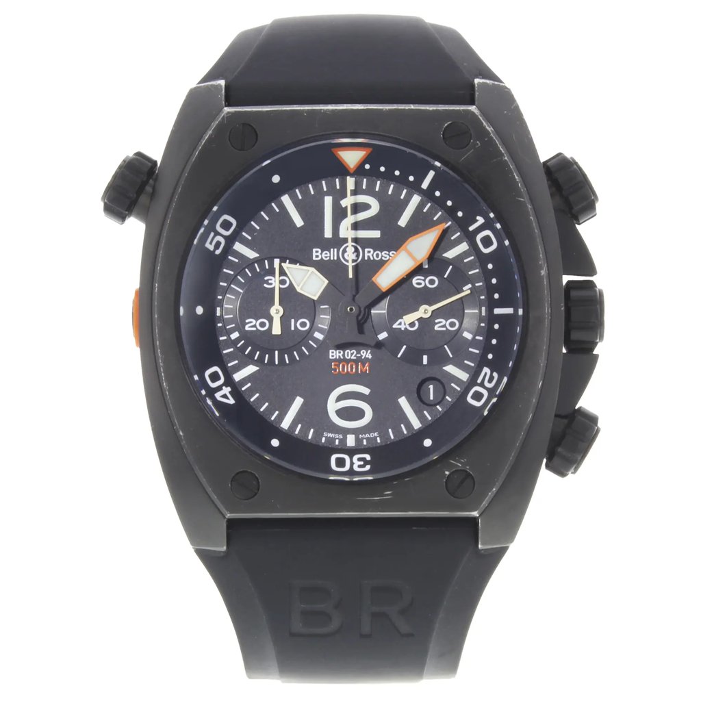 1st image of Bell & Ross BR0294-CHR-BL-CA Wristwatch, PreOwned condition