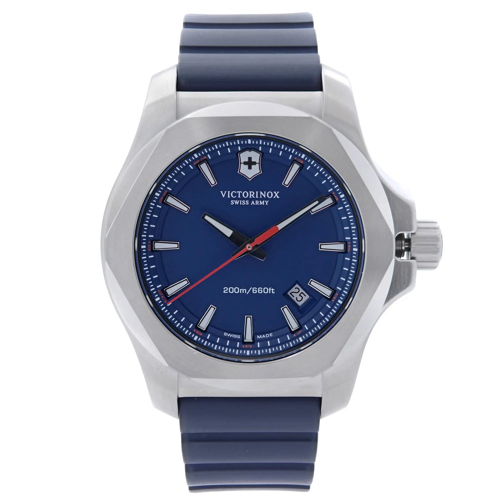 Front Full View Of Victorinox 241688.1 Stainless Steel Watch Display Model Condition {Product Condition}