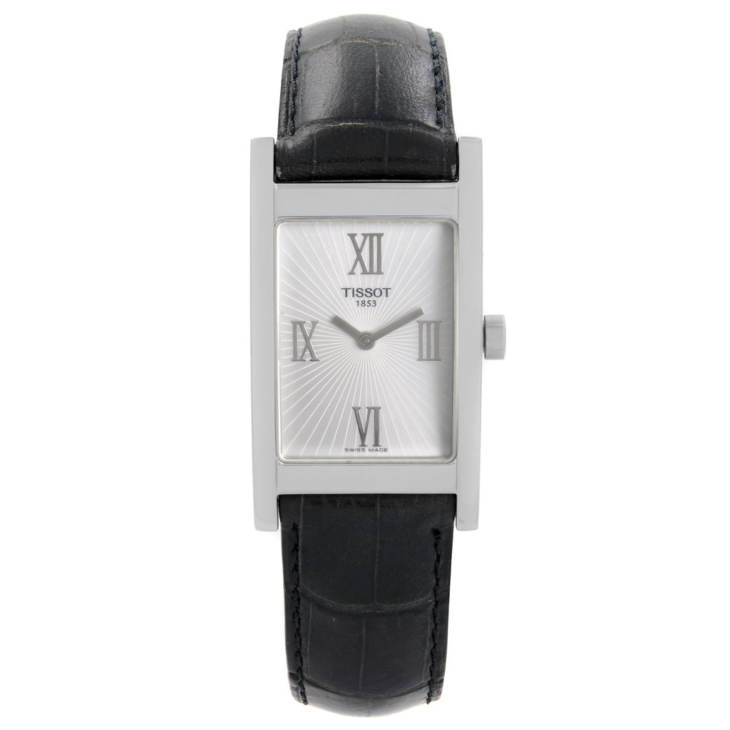 Front Full View Of Tissot T016.309.16.033.00  Stainless Steel Watch Pre Owned Condition {Product Condition}