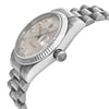 View Of Crown Facing Side Of Rolex 118239 White Gold Watch Pre Owned Condition