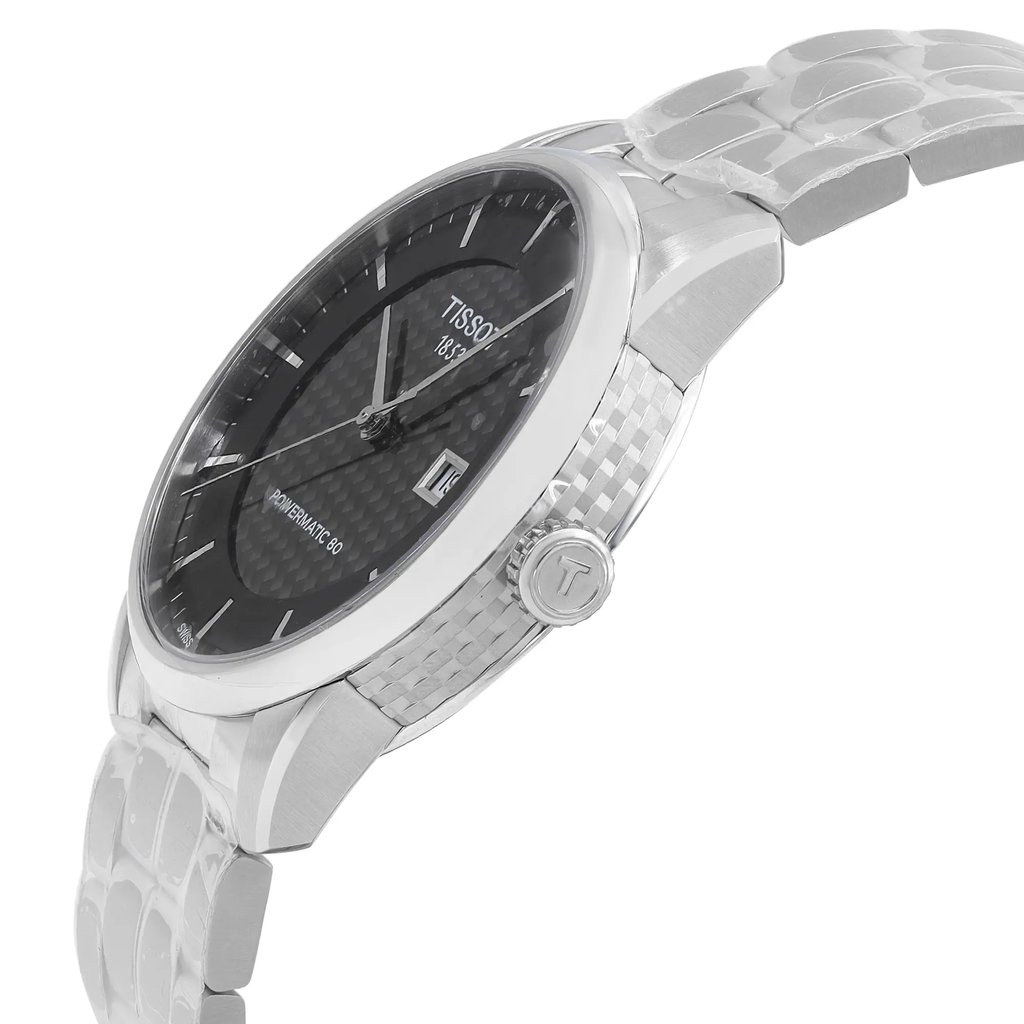 View Of Crown Facing Side Of Tissot T086.407.11.201.02 Stainless Steel Watch Unworn Condition