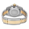 Back View Of Screwback Back Case And Closed Stainless Steel,Yellow Gold Band Of Rolex 116613 Watch Pre Owned Condition