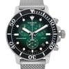 Up Close Front Facing Picture Of Tissot T120.417.11.091.00 Stainless Steel Watch New With Defects Condition