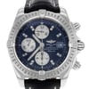 Up Close Front Facing Picture Of Breitling A13356 Stainless Steel Watch Pre Owned Condition