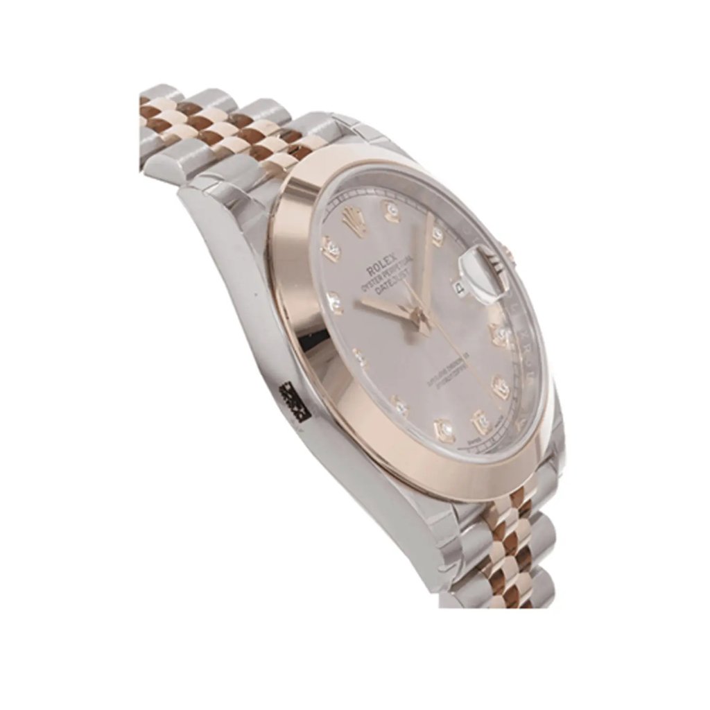 View Of Opposite Crown Facing Side Of Rolex 126301 Stainless Steel Watch Unworn Condition