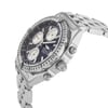 View Of Crown Facing Side Of Breitling A13352 Stainless Steel Watch Pre Owned Condition