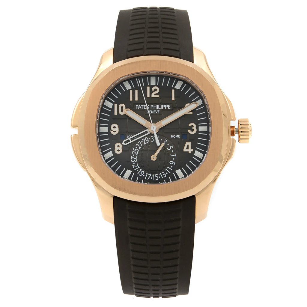 Front Full View Of Patek Philippe 5164R-001 Rose Gold Watch New Condition Excellent