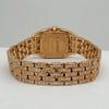 Back View Of Screwback Back Case And Closed Rose Gold Band Of Cartier WF3072FF Watch Pre Owned Condition