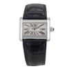 Front Full View Of Cartier W6300255 Stainless Steel Watch Pre Owned Condition {Product Condition}
