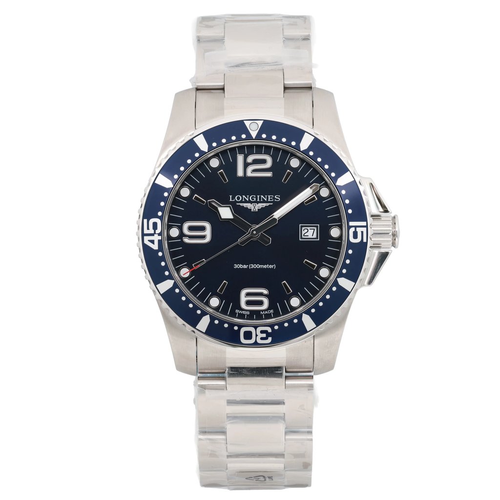 Front Full View Of Longines L3.840.4.96.6 Stainless Steel Watch Unworn Condition Excellent