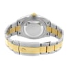 Back View Of Solid Back Case And Closed Stainless Steel,Gold Band Of Rolex 126333 Watch Unworn Condition
