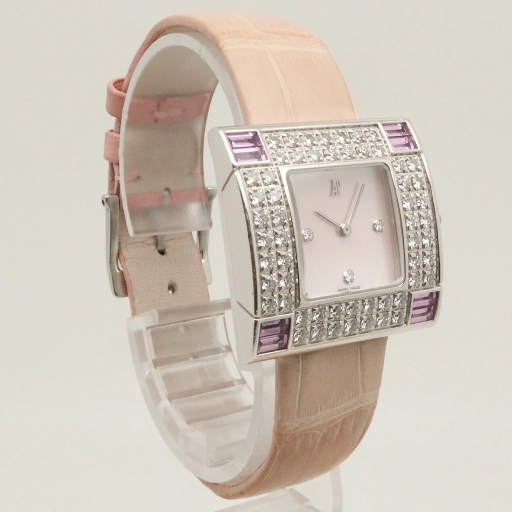 View Of Opposite Crown Facing Side Of Audemars Piguet 67455BC.ZF.A070MR.01 White Gold Watch Pre Owned Condition
