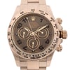 Up Close Front Facing Picture Of Rolex 116505 Rose Gold Watch Pre Owned Condition