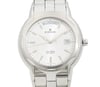 Up Close Front Facing Picture Of Edox 83001 Stainless Steel Watch Pre Owned Condition