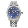 Front Full View Of Rolex 126334BLDJ Stainless Steel Watch Display Model Condition {Product Condition}