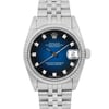 Up Close Front Facing Picture Of Rolex 68274 Stainless Steel Watch Pre Owned Condition