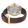 Back View Of {Caseback} Back Case And Closed Leather Band Of IWC IW500118 Watch Pre Owned Condition