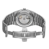Back View Of Exhibition Back Case And Open Stainless Steel Band Of Tissot T137.407.11.041.00 Watch Unworn Condition