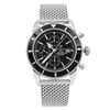 Front Full View Of Breitling A1332024-B908-144A Stainless Steel Watch Pre Owned Condition {Product Condition}