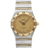 Up Close Front Facing Picture Of OMEGA 1272.10.00 Stainless Steel Watch Pre Owned Condition
